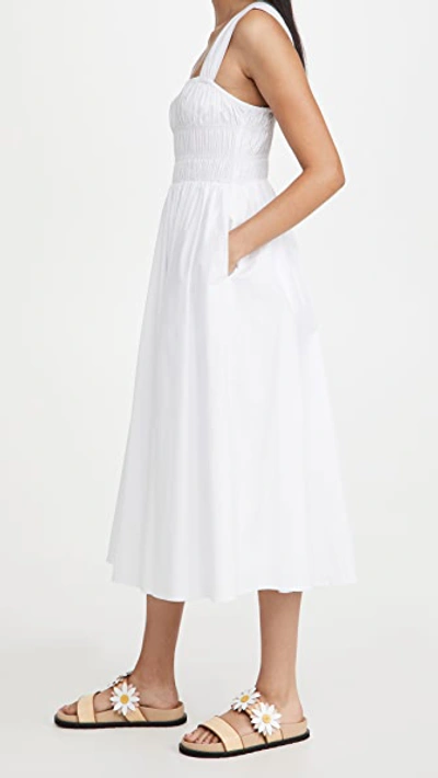 Shop Staud Ida Dress In White