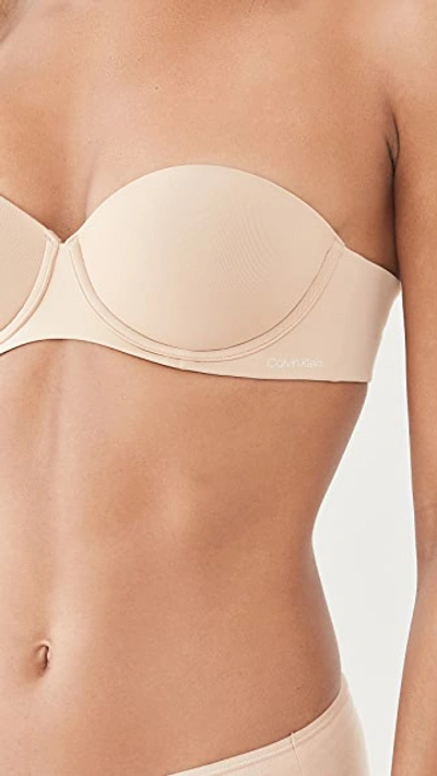 Shop Calvin Klein Underwear Ck Push Up Strapless Bra Bare 265