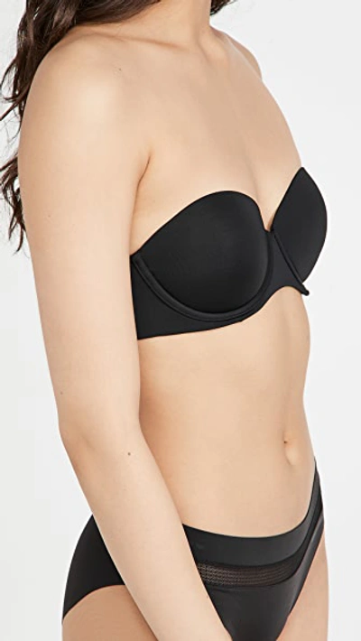 Shop Calvin Klein Underwear Ck Push Up Strapless Bra Black001