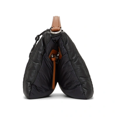 Shop Moncler Genius 1 Moncler Jw Anderson Black Down Quilted Top Handle Bag In 999 Black