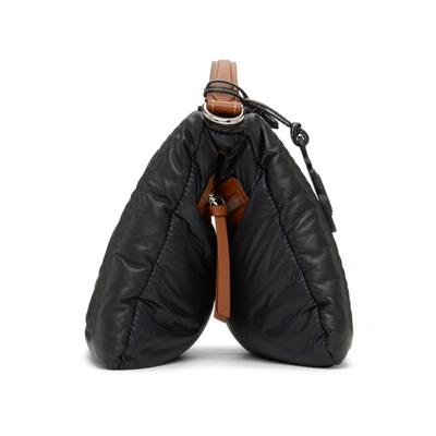 Shop Moncler Genius 1 Moncler Jw Anderson Black Down Quilted Top Handle Bag In 999 Black