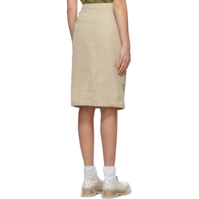 Shop Marc Jacobs Beige Heaven By  Zip Skirt In 250 Beige