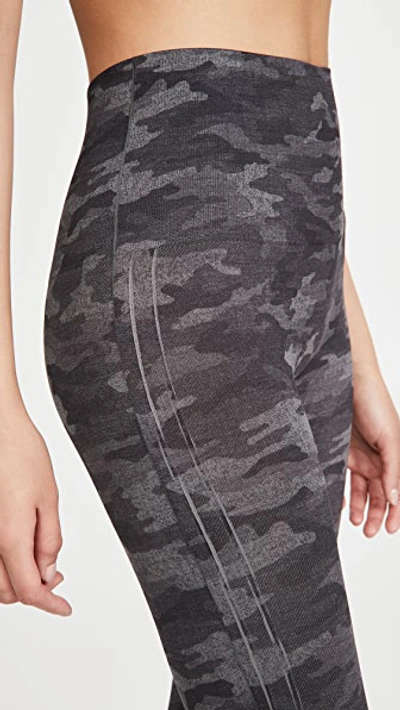 Shop Spanx Look At Me Now Full Length Leggings In Heather Camo