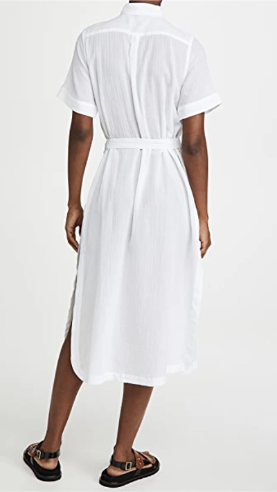 Shop Dl1961 1961 Fire Island Dress In Crinkled White