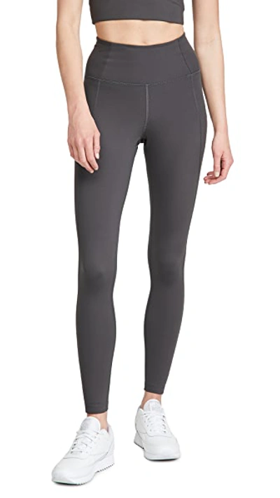 Shop Girlfriend Collective High Rise Compressive Leggings In Moon