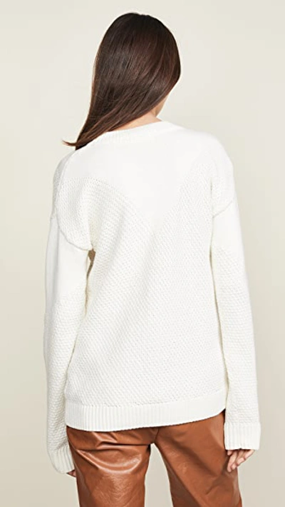 Shop Sablyn Harper Sweater In White