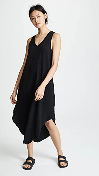 Z Supply Reverie Woven Dress In Black