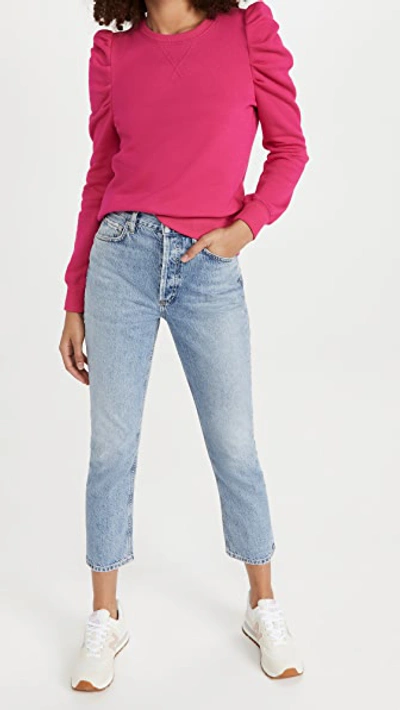 Shop Rebecca Minkoff Janine Sweatshirt Hot Pink