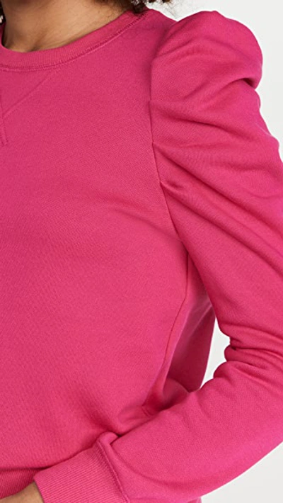 Shop Rebecca Minkoff Janine Sweatshirt Hot Pink