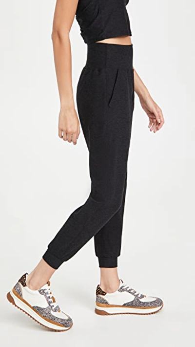 Shop Beyond Yoga Spacedye Midi Joggers Darkest Night