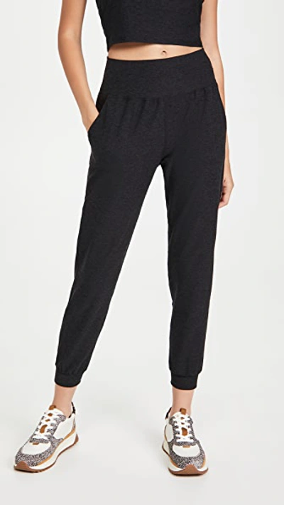 Shop Beyond Yoga Spacedye Midi Joggers Darkest Night