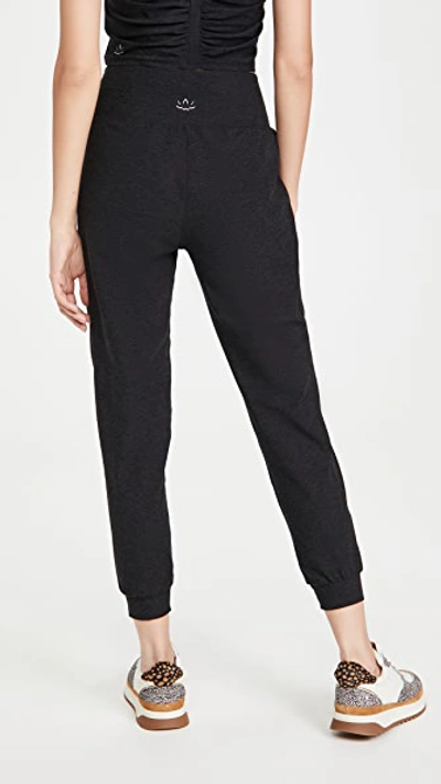 Shop Beyond Yoga Spacedye Midi Joggers Darkest Night