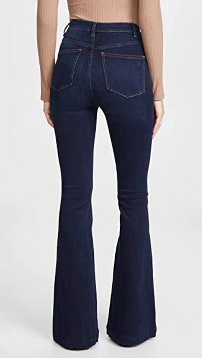 Shop Dl Rachel Ultra High Rise Flare Jeans Foster