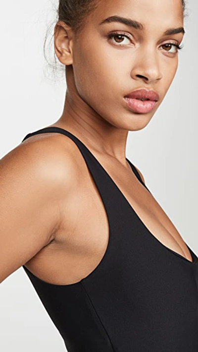 Shop Alix Mott Tank Thong Bodysuit Black