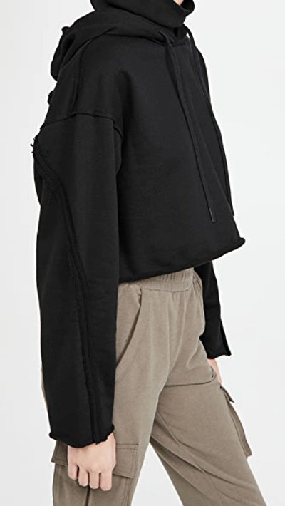 Shop Alo Yoga Effortless Hoodie In Black