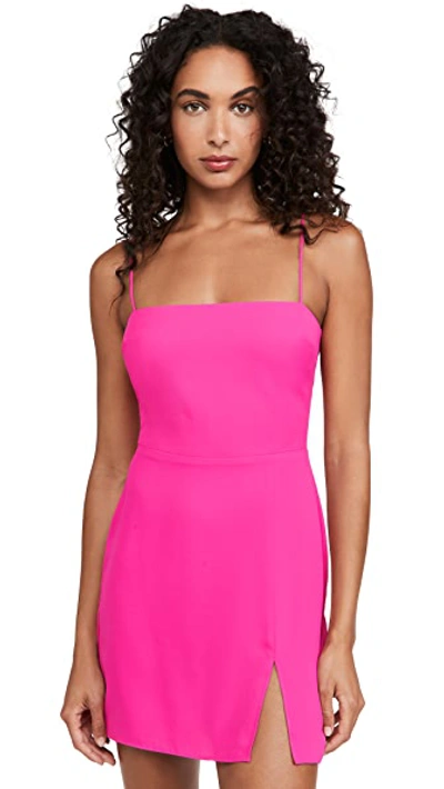Shop Amanda Uprichard Avianna Dress Hot Pink