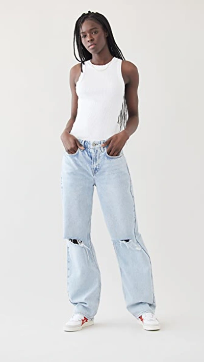 Citizens Of Humanity Isabel Ribbed Jersey Tank Top In White