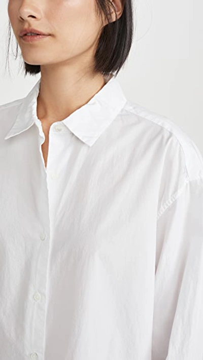 Nili Lotan Yorke Cotton-poplin Shirt In White