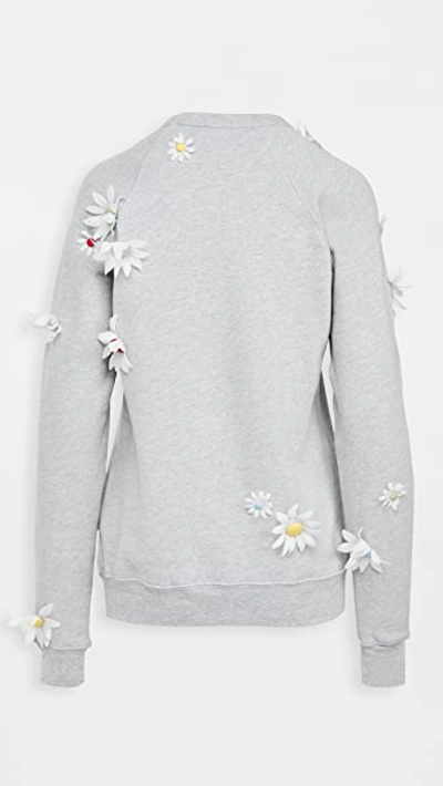 Shop Rosie Assoulin Crew Neck Sweatshirt In Grey