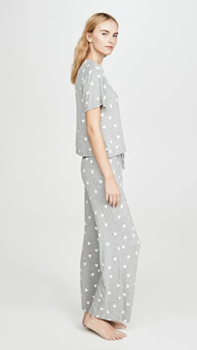 Honeydew Intimates Honeydew Inimtates All American Pajamas In Heather Grey Hearts