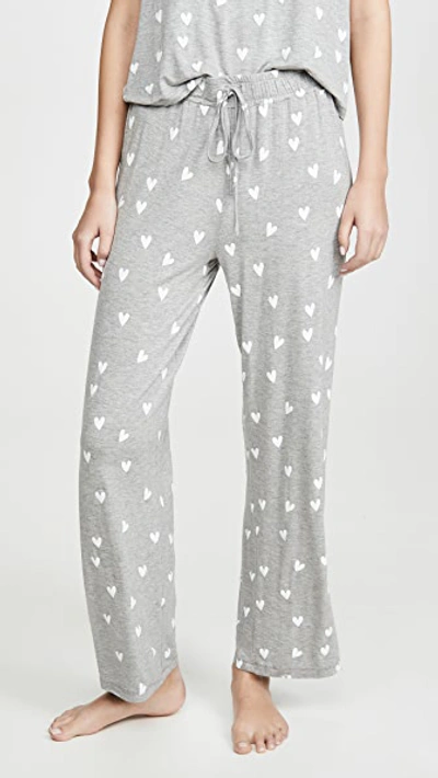 Honeydew Intimates Honeydew Inimtates All American Pajamas In Heather Grey Hearts