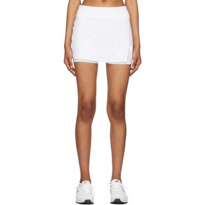 Shop Nike White Court Victory Skirt In 100 White/black