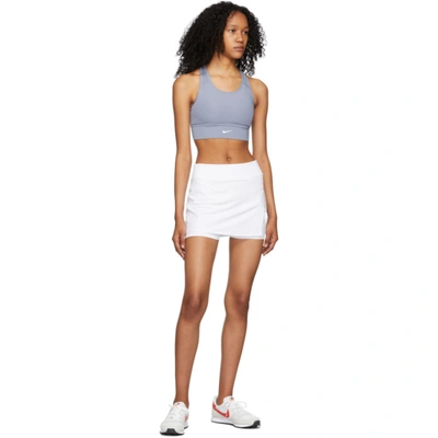 Shop Nike White Court Victory Skirt In 100 White/black