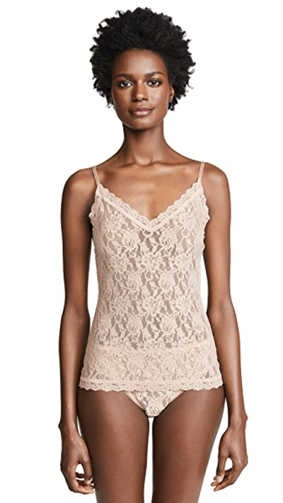 Shop Hanky Panky Signature Lace V Front Cami In Chai