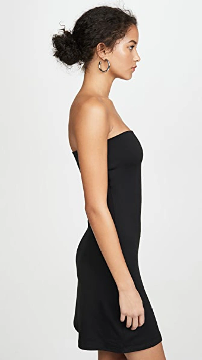 Susana Monaco Core Strapless Tube Minidress In Black