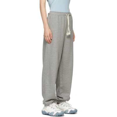 Shop Acne Studios Grey French Terry Lounge Pants In X92 Light G