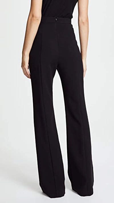 Black Halo Isabella Flare Pants In Black