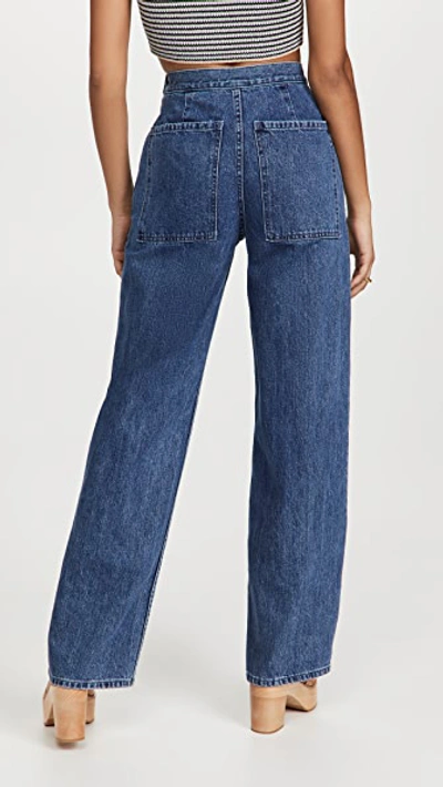 Shop Rachel Comey Vento Jeans In Washed Indigo