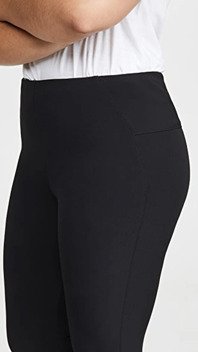 Veronica Beard Back Zip Scuba Pants In Black