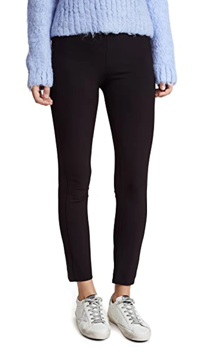 Veronica Beard Back Zip Scuba Pants In Black