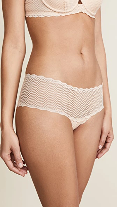 Shop Cosabella Sweet Treats Geo Hot Pants In Blush