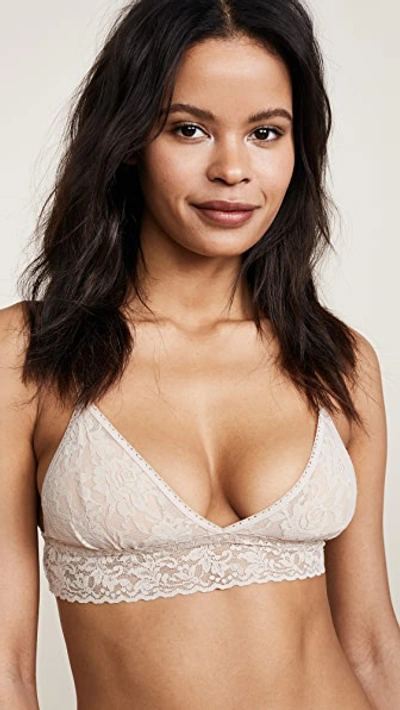 Hanky Panky Signature Lace Padded Bralette In Chai