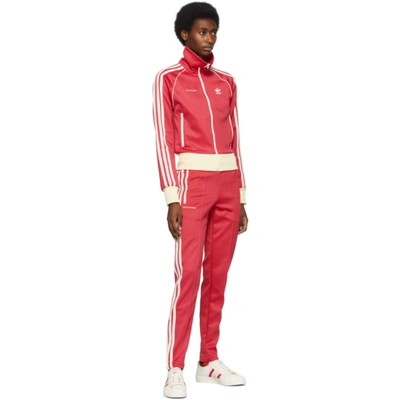 Shop Wales Bonner Pink Adidas Edition Stripe Track Jacket In Rave Pink