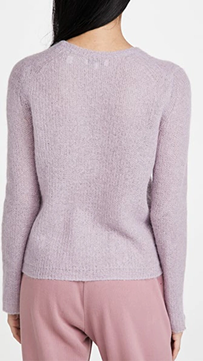 Shop Vince Double Layer Pullover In Lilac