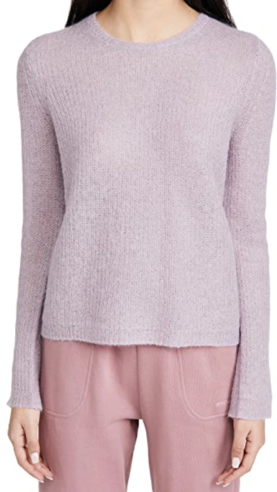 Shop Vince Double Layer Pullover In Lilac