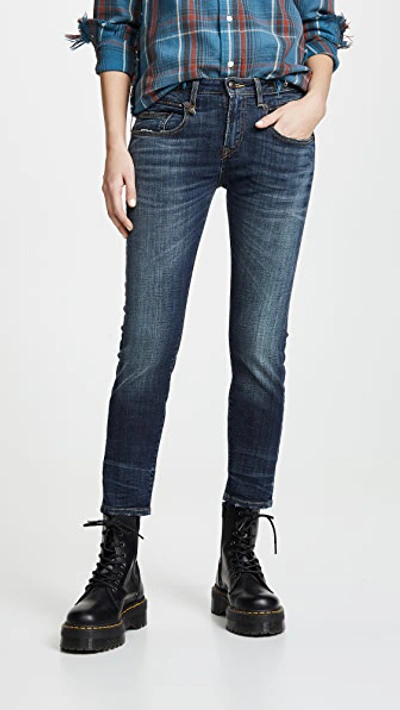 Shop R13 Biker Boy Jeans In Howell Indigo