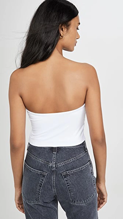 Susana Monaco Essential Crop Tube Top In Sugar