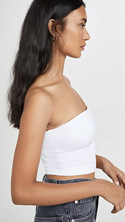 Susana Monaco Essential Crop Tube Top In Sugar