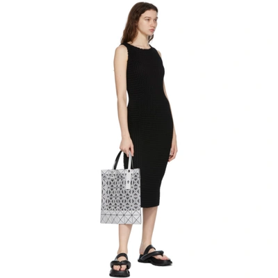 Shop Issey Miyake Black Spongy Dress In 15-black