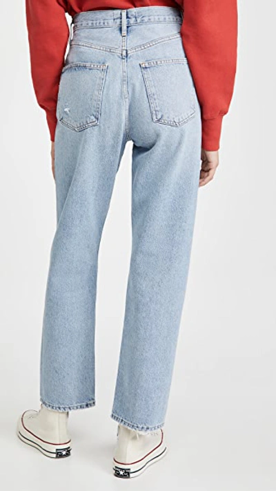 Shop Agolde 90s Mid Rise Straight Jeans Snapshot