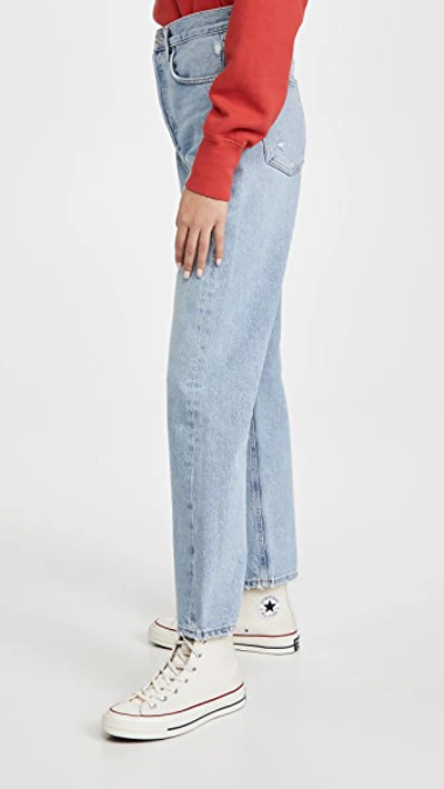 Shop Agolde 90s Mid Rise Straight Jeans Snapshot