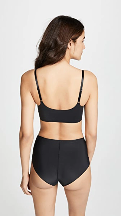Shop Calvin Klein Underwear Invisibles Adjustable Strap Bralette Black