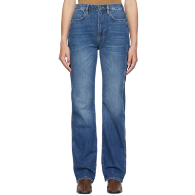 Shop Frame Blue 'le Jane' Jeans In Kessler