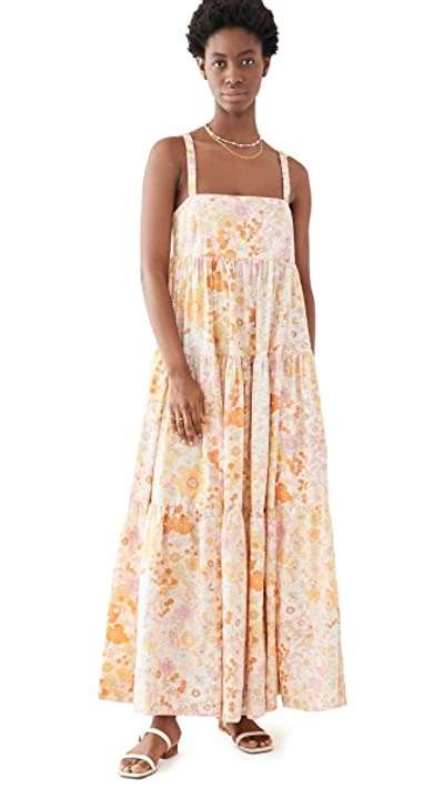 Shop Free People Park Slope Maxi Dress In Light Combo