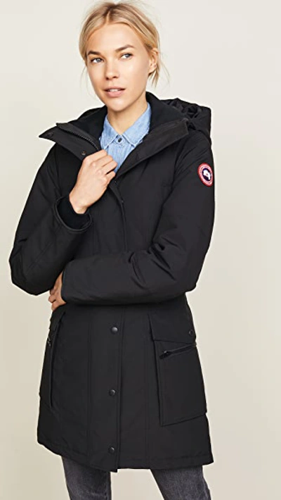 Shop Canada Goose Kinley Parka In Black