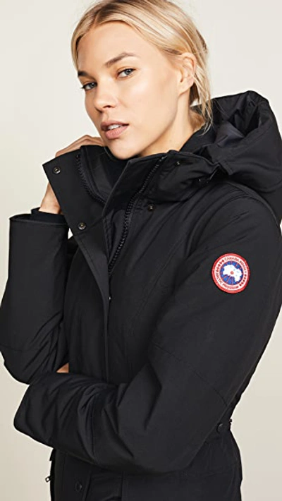 Shop Canada Goose Kinley Parka In Black